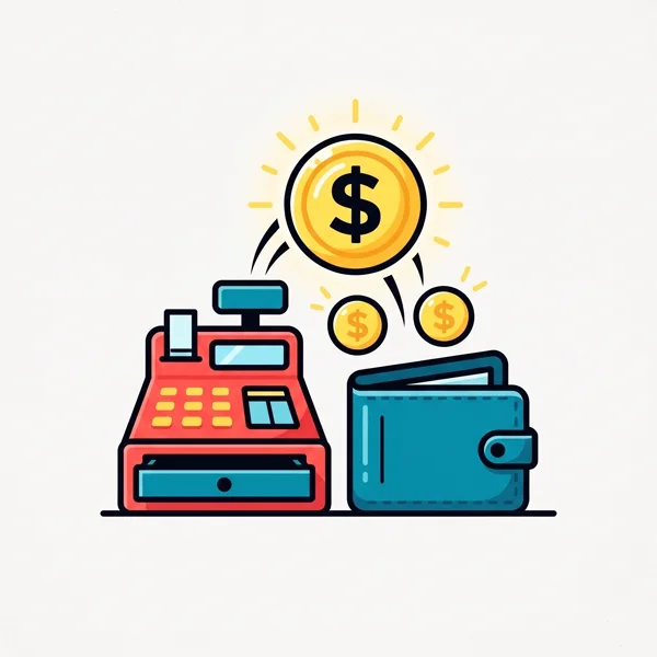 Person earning rewards from their phone or computer